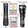 Drop Shipping Xhp50 FlashLight Most Powerful Flash light 5 Modes Usb Zoom Led Torch Xhp50 18650 or 26650 Battery Camping,Fishing ► Photo 2/6