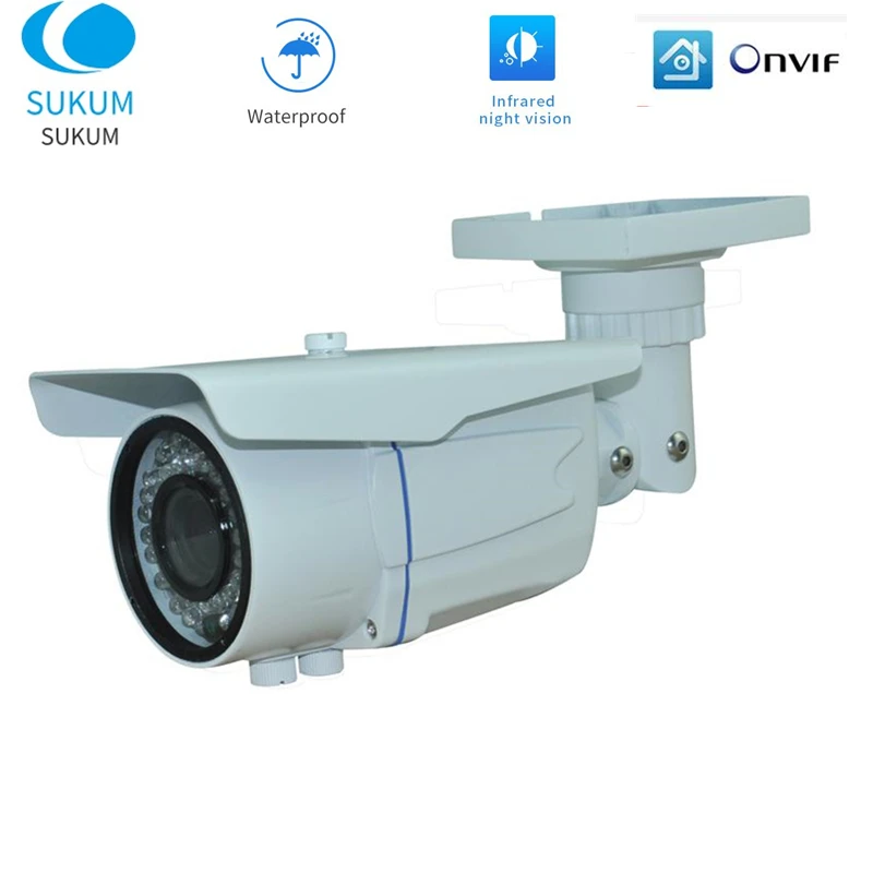 

5MP HD IP Camera Network XMEye APP ONVIF IR Night Vision 2.8-12mm Lens Manual Zoom Waterproof Security Outdoor Camera