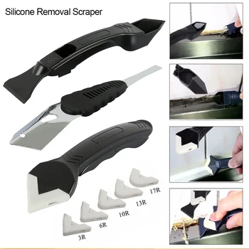

8pcs/Set Sealant Spatula Caulking Tool Kit Scraper Joint Silicone Grout Remover Bathroom Frames Sealant Seals