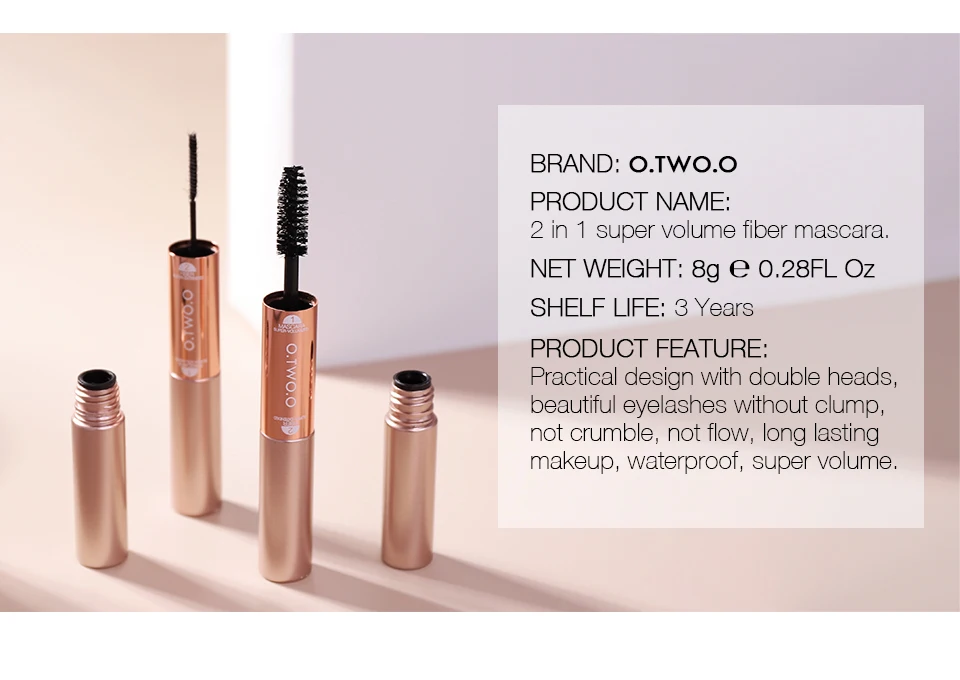 O.TWO.O 2 IN 1 MIRACLE MASCARA