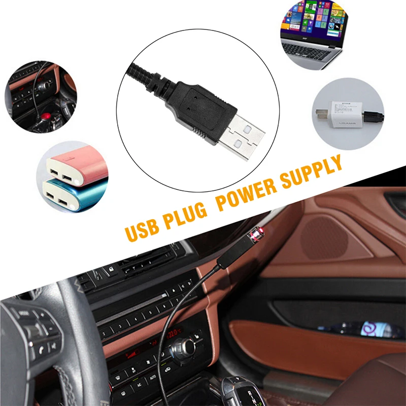 Mini LED Car Roof Star Night Lights Projector Light Interior Ambient Atmosphere Galaxy Lamp Decoration Light USB Plug