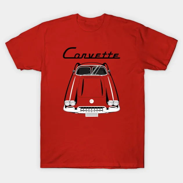 Женская футболка C1 1958 1960 Мужская Corvette | одежда
