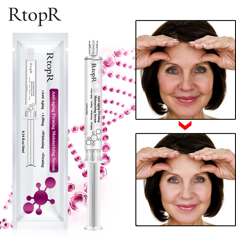 

RTOPR Hyaluronic Acid+ Mango Injection Face Serum Liquid Tights Anti-Wrinkle Anti Aging Collagen Facail Essence Moisturizing