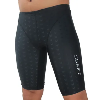 

Shark Skin Swimming Trunks Plus-sized Fashion Sexy Men's Spa Low Waist Boxer Short Men's Swimming Trunks