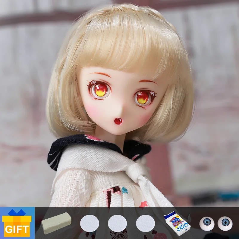 SQ Lab Ren Chibi мультяшная кукла bjd 1/6 передвижной шарнирный полный комплект профессиональный макияж модные