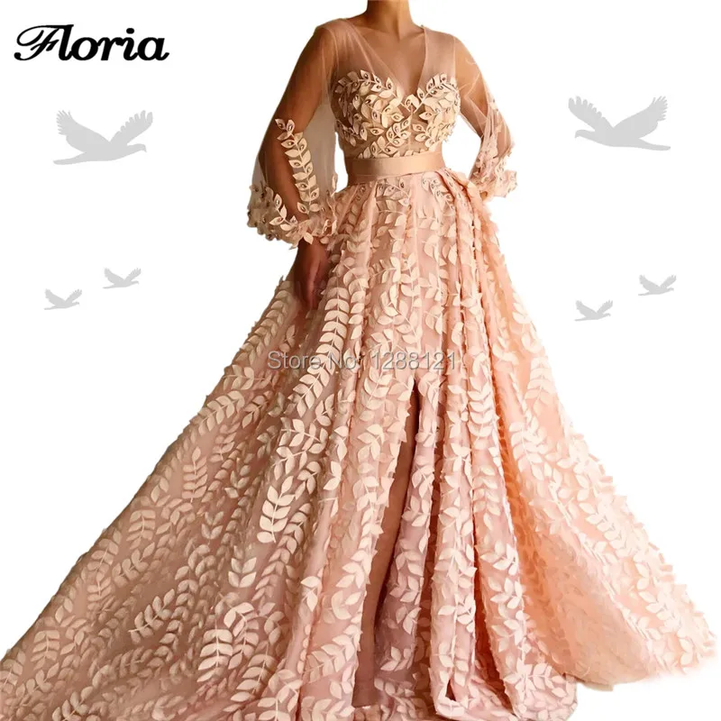 V-образный вырез Бисероплетение мусульманские Вечерние платья Aline Robe De Soiree на заказ элегантное женское вечернее платье для выпускного вечера исламские турецкие вечерние платья