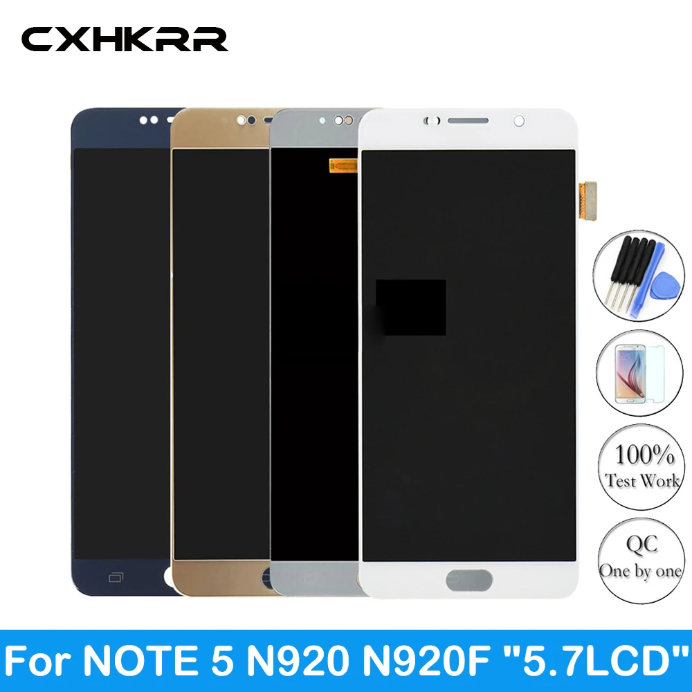 CXHKRR новое оригинальное качество для Samsung Galaxy NOTE 5 N920 N920F ЖК дисплей сенсорный экран