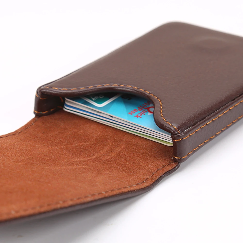 Кошелек Бизнес-держатель для карт Подарочный Карманный износостойкий универсальный модный чехол из искусственной кожи с магнитным замком