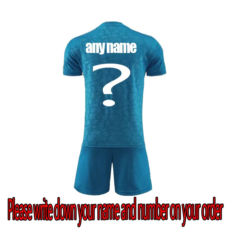 SoccerJersey 19-20 Домашний детский футбольный костюм № 7 № 11 футбольный костюм мужская футбольная форма с коротким рукавом по индивидуальному заказу - Цвет: customized