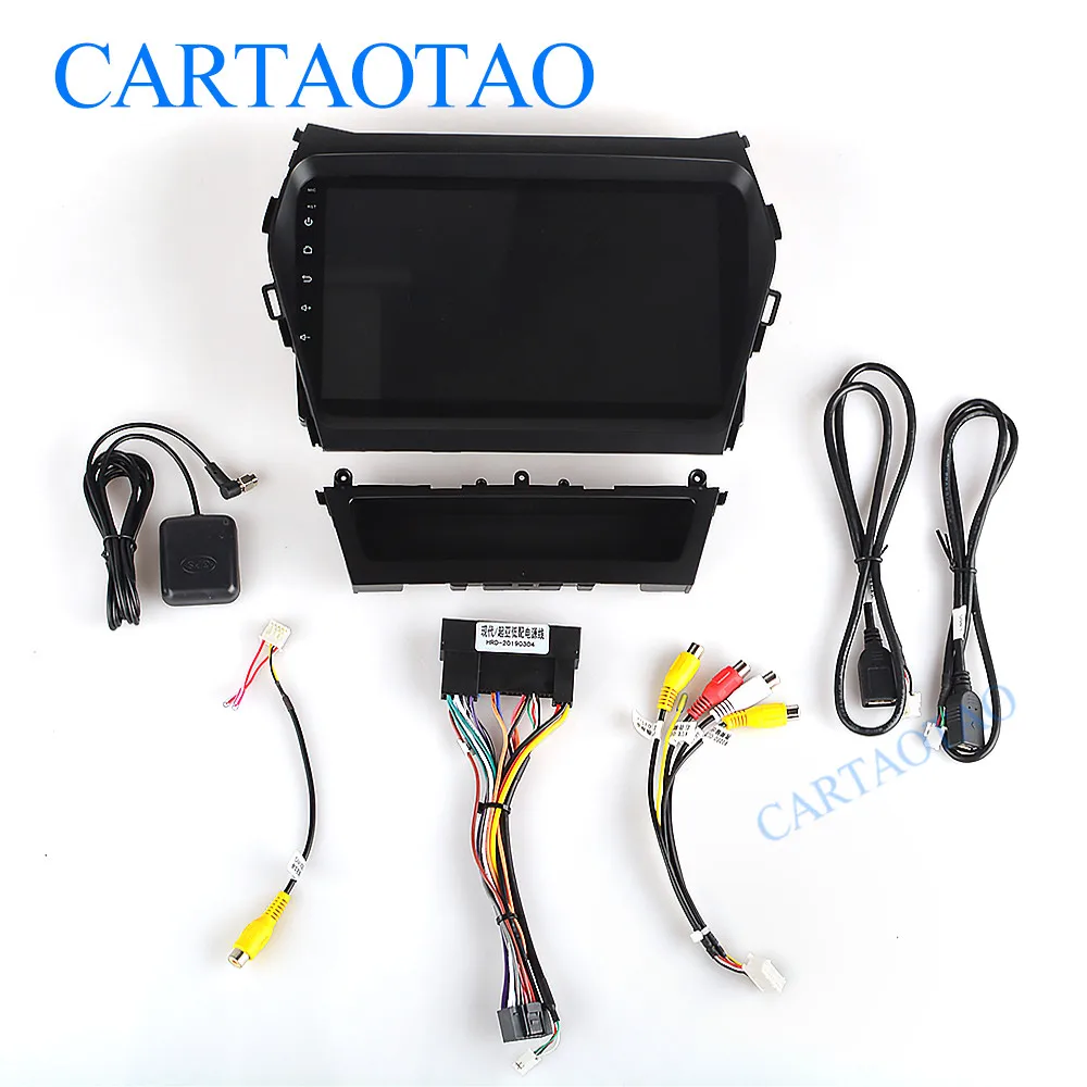 Best Android 8.1 GO RAM 2G+ROM 32G Car radio Player GPS Navigation Multimedia For Hyundai IX45 2013-2017 2 din gps Hyundai Santa Fe 5