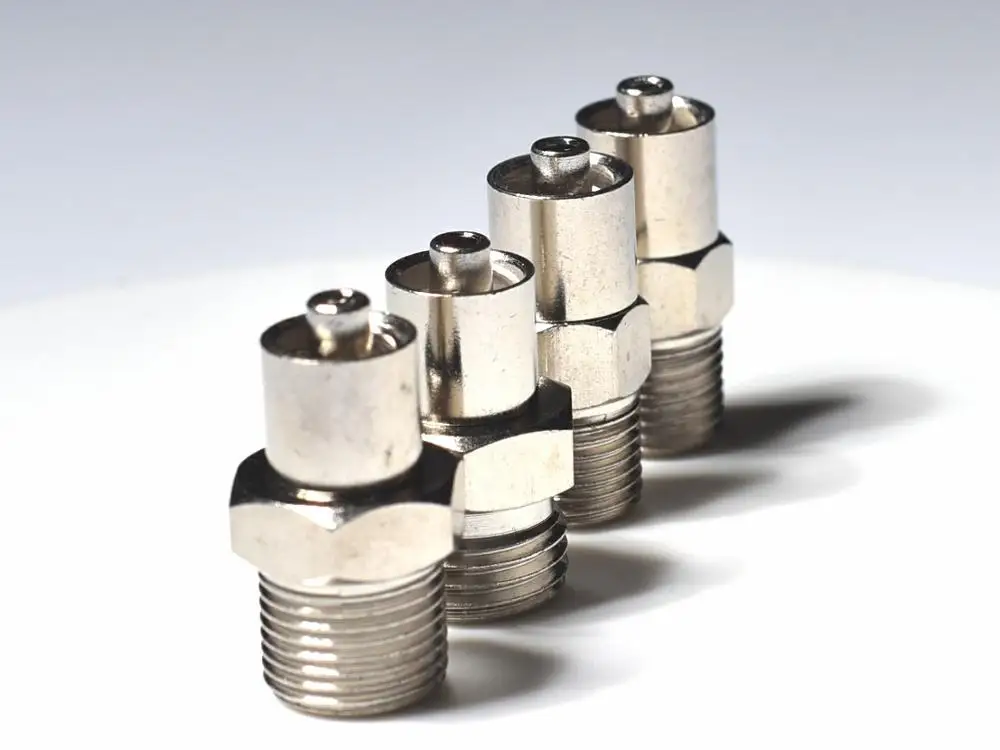G1/8, G1/4, M10* 1, M12* 1 опционально для автоматического распределительного клапана запирающая головка luer замок адаптер Винт Конец 5 шт./PK