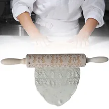 Нетоксичные для выпечки дома Скалка инструменты Пасха легко чистить пиццы DIY печенья тесто резные ручные кухонные экологически чистые деревянные