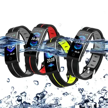 

Smart bracelet ladies IP68 waterproof heart rate monitor blood pressure smart watch fitness activity tracking pedometer