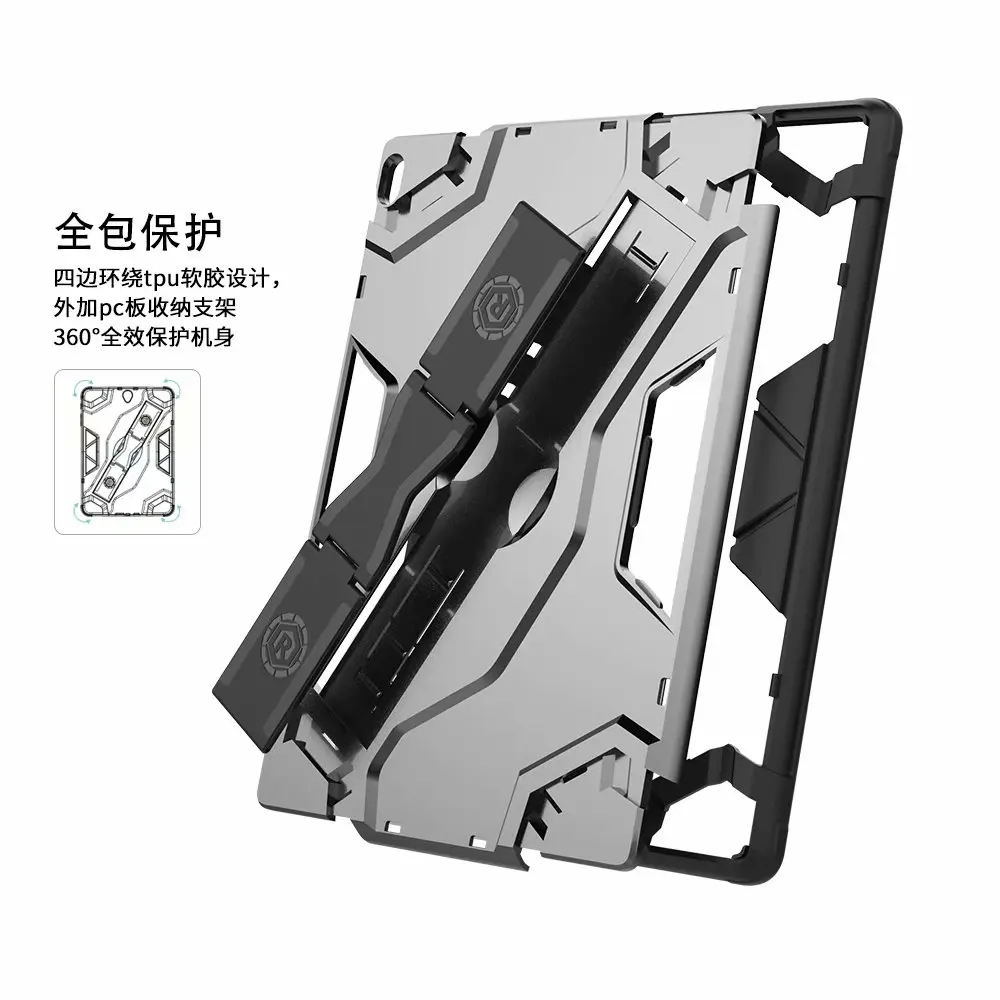 Сверхмощный защитный чехол для планшета для lenovo Tab E10 TB-X104F TB-X104L, 10,1 дюймов, чехол-подставка, ремешок для lenovo Coque+ ручка