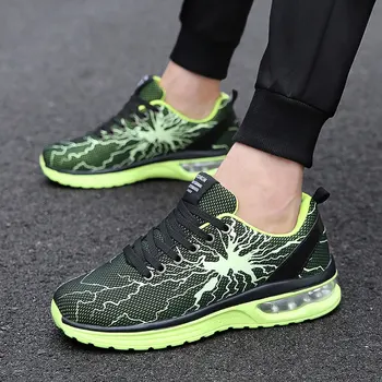 

MWY Mens Shoes Casual Mesh Air Cushion Shoes Outdoor Walking Sneakers Zapatillas De Hombre Comfortable Gym Shoes Men Plus Size