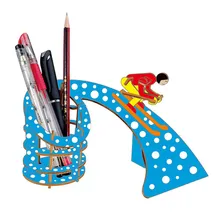 Новые горячие деревянные блоки Детские Ранние развивающие игрушки DIY щетка горшок модель ручной сборки Строительные строительные игрушки 3 варианта