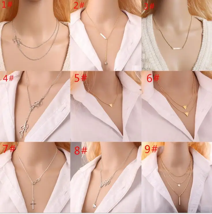 

COSYOU 2019 circle Necklace for Women SHORT Chain Heart star Pendant Necklace Gift Ethnic Bohemian Choker Necklace drop shipping