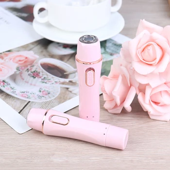 

2 IN 1 Electric Epilator Lipstick Shape Hair Removal Women Painless Razor Shaver