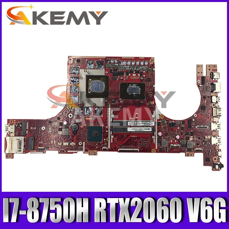 GL504GW материнская плата для ноутбука ASUS ROG Strix Scar II GL504GS оригинальная HM370 I7-8750H RTX2060 V6G
