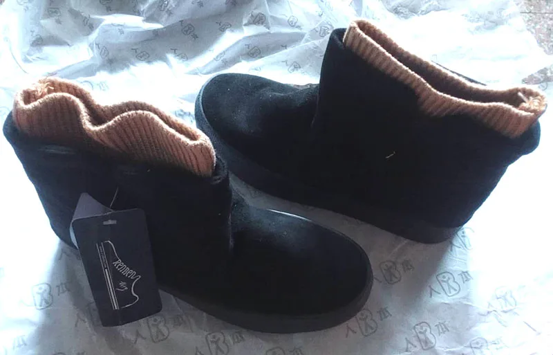 Зимние ботинки; Botas Mujer; Новинка года; женские ботинки; Модные ботильоны из флока на платформе и высоком каблуке; сезон весна-осень