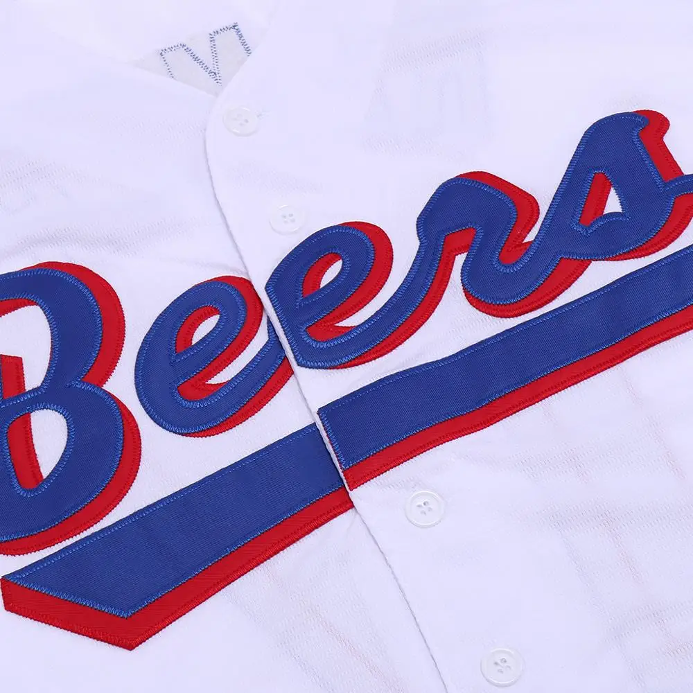 Бейсболка Throwback BEERS 17 REMER бейсбольная форма цвет белый размер Технология вышивки