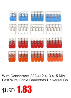 Тип SPL-42 62 провода разъем 2 в 4/6 из провода сплиттер Быстрый конectors Универсальный Компактный Проводка Проводник светодиодный Conector