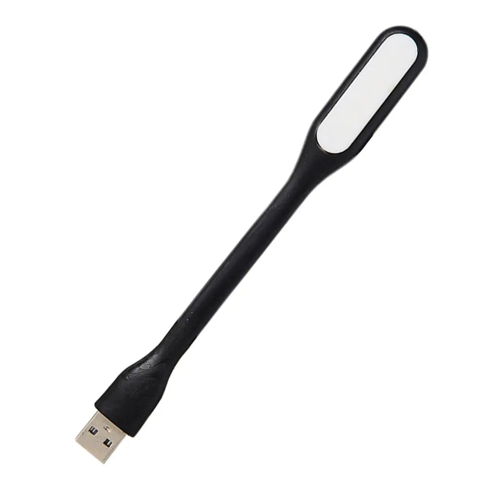 Портативный мини USB светодиодный гибкий Ночной светильник, супер яркий книжный светильник, лампа для чтения для внешнего аккумулятора, ноутбука