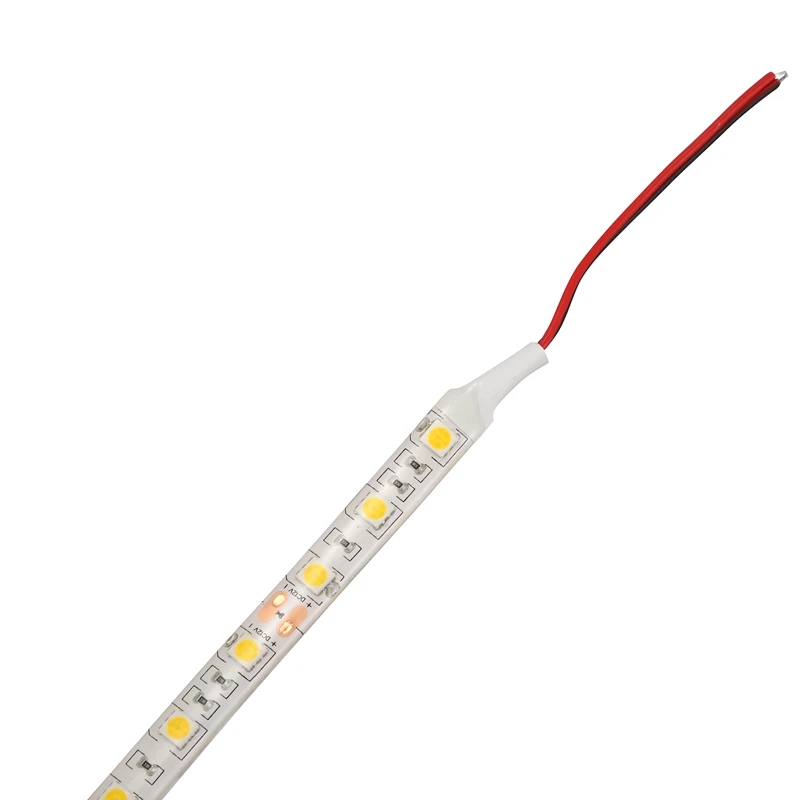 ELEG-5M 300 светодиодный 5050 SMD теплый белый Водонепроницаемый автомобилей гибкая светильник 12V DIY Вечерние
