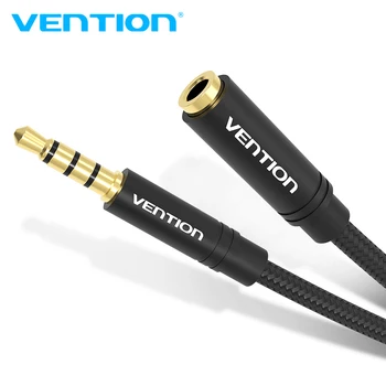 

Vention Aux Extension Cable Audio 3.5mm Jack Male to Female Cable for Huawei P20 Headphone MP3 MP4 Player PC Extender Aux Cable