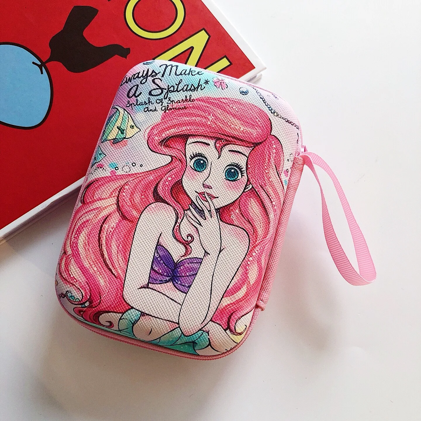 Disney мультфильм Микки Минни монета кошелек мальчик девочка Монета Сумка сумка для хранения гарнитуры зарядное устройство кабель для хранения данных коробка