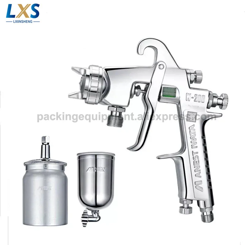 Japan Iwata Low Pressure ANEST IWATA W-200-122-p Car Repair Gravity Type Low Pressure Side Cup Spray Gun