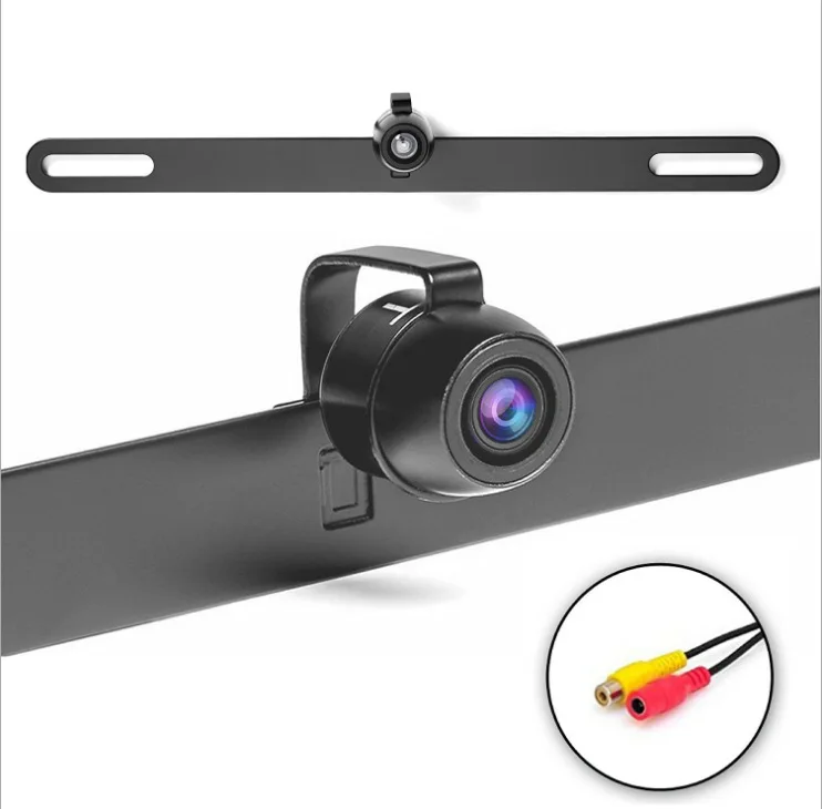 

Direct Selling Metal Strip Small Butterfly License Plate Frame Webcam High-definition Waterproof Night Vision License Plate Fram