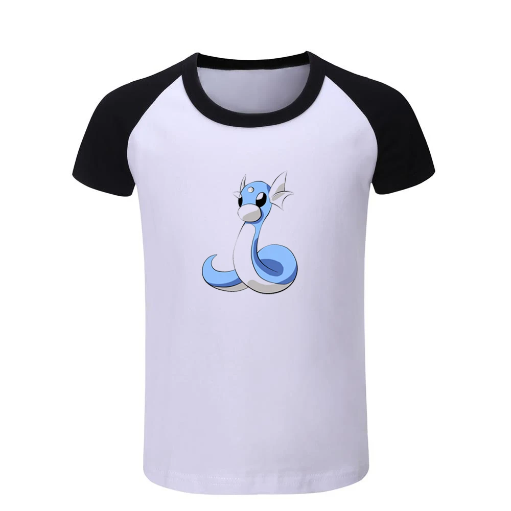 JeKCB948D Детские футболки с рисунком Pokemon Dratini Lapras Poliwag Детские футболки с графическим принтом Рождественский подарок с короткими рукавами для мальчиков и девочек - Цвет: JeKCB948D
