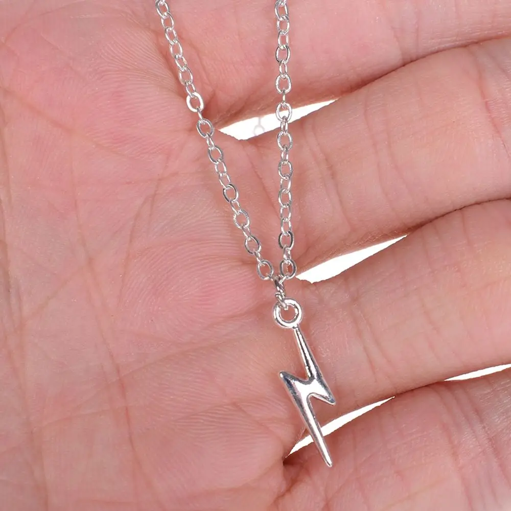 Лидер продаж 1 шт. подвески из цинкового сплава с мини молнией ожерелья оптом