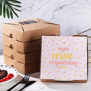 

Birthday Party Paper Towel Colored Napkin Printed Paper Towel 2-Layer 50-Piece Box bachelorette party decorations buffalo plaid