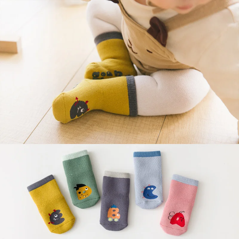 

Lovely Knee High Baby Floor Socks Thicken Warm Terry Anti-skid Toddler Socks Children's Thick-soled Indoor Socks