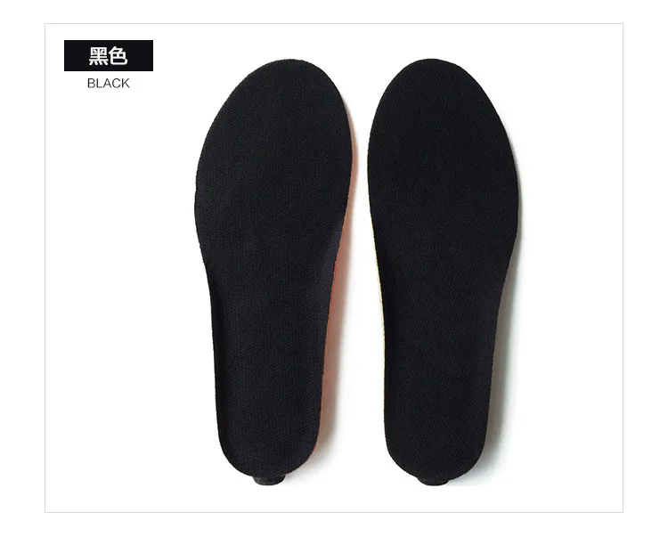 Black 29.5CM Батарея-приведенный в действие топления длинноволновой мягкие вставки под стельками обувь для мужчин и женщин, обогреватели для ног-контроль температуры - Цвет: Black 29.5CM
