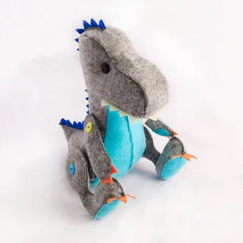 

Dinosaur DIY Craft Kit doll Handmade Sewing Cloth Craft Toys For Kids&Baby Christmas Gift Sleeping Toys Felt Animals DIY Package