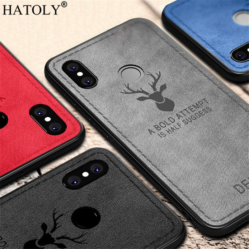 For Xiaomi Pocophone F1 Case Cloth Fabric Texture TPU Frame Soft Back Phone Cover Protective Xiomi Poco |