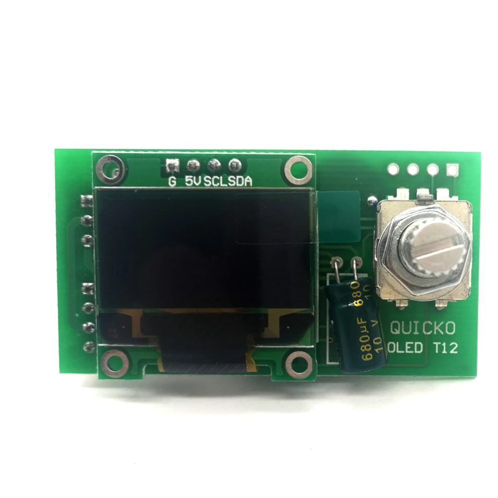 Паяльная головка QUICKO T12 паяльная станция с регулируемой температурой STC OLED