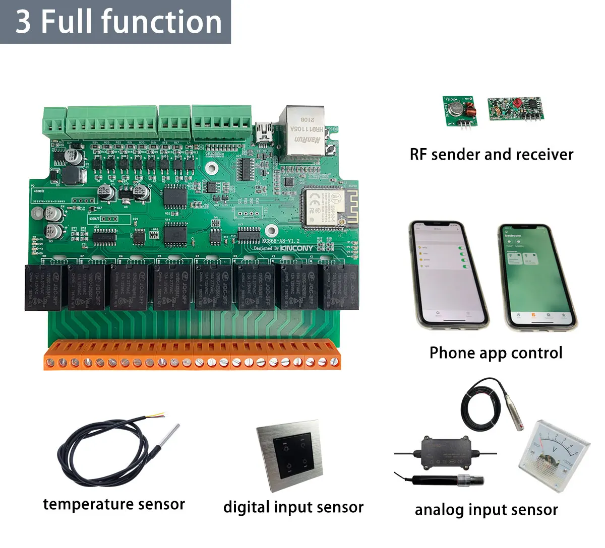 Kincony a8 inteligente módulo de automação residencial