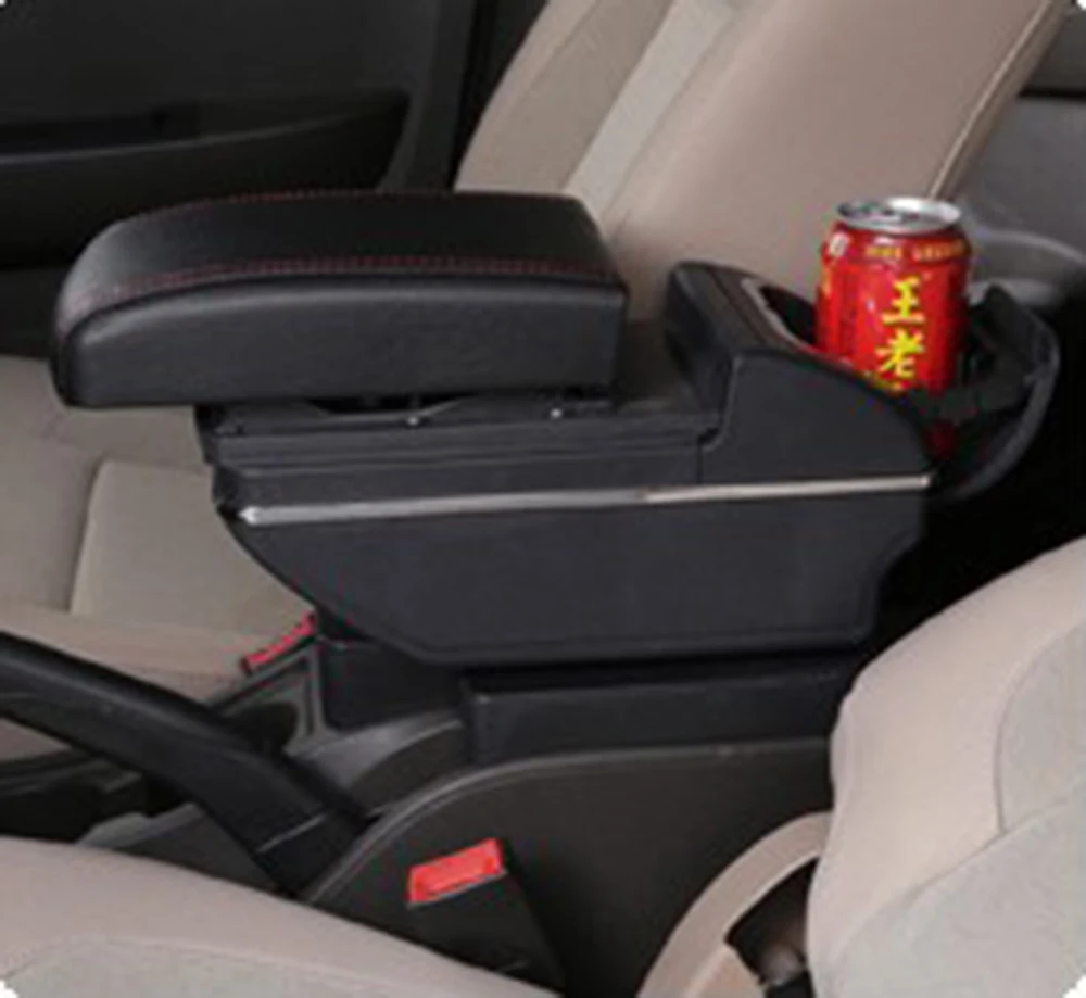 Кожаный Автомобильный контейнер для хранения подлокотников Nissan Tiida Hatchback 2005 ~ 2009 /
