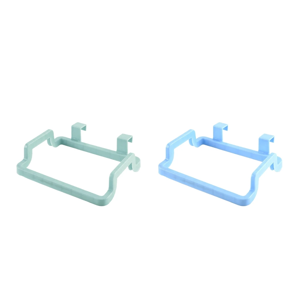 Set of 2 Kitchen Garbage Bag Rack Shelf for Cabinet Doors Cupboards Frame