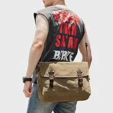 Мужской классический портфель, сумка на плечо, деловая сумка через плечо, много карманов, высокое качество, холст, большое пространство, сумка-мессенджер, сумки XA528ZC