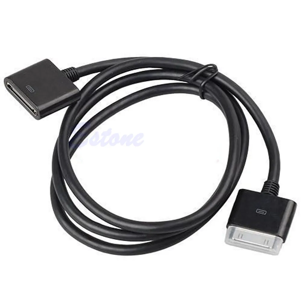 

30 Pin Male To Female Dock Adapter Extender Extension Cable Cord Fr Iphone 4 4S X6HB