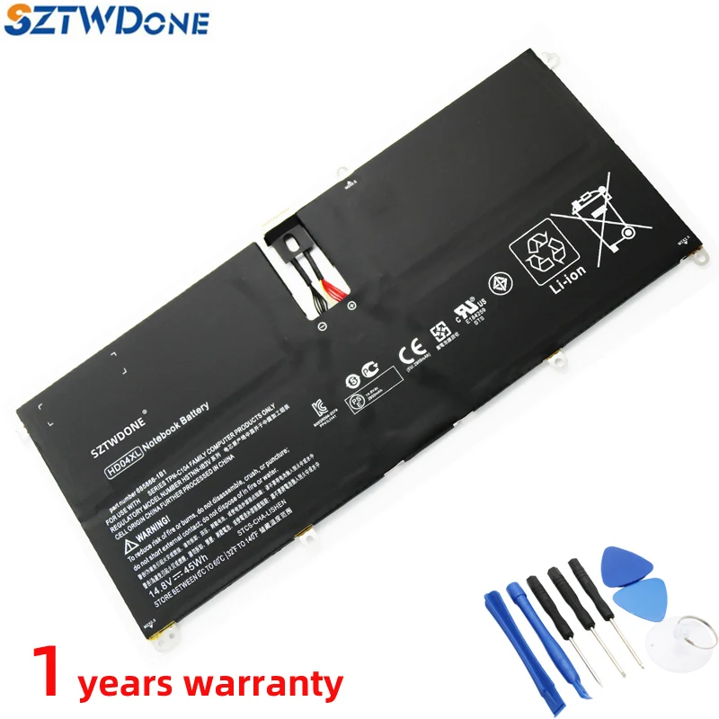 SZTWDONE HD04XL аккумуляторная батареядля ноутбука HP призрак XT 13-2000eg/2021tu/2120tu/2121tu/2207tu/2208tu