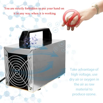

24g Ozonator Air Purifier Ozone Machine Air Cleaner Disinfection Sterilization Cleaning Formaldehyde Air Filter Fan For Home