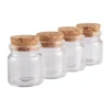 3pcs 20ml 37*40mm Candy bottles Glass Bottles with Cork Lids Spice Jars Potion bottles Glass vessels Glass Jars Storage Jars 4