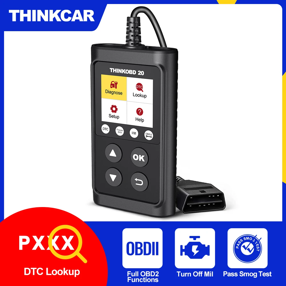 Диагностический инструмент ThinkOBD 20 OBD2 профессиональный сканер для светильник