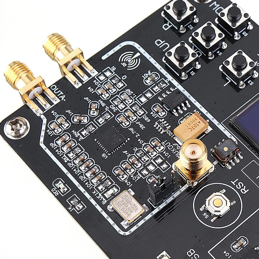 ADF4351 модуль генератора сигналов макетная плата интегральная схема Частотный Синтезатор USB порт RF двойной выход 35 M-4,4G